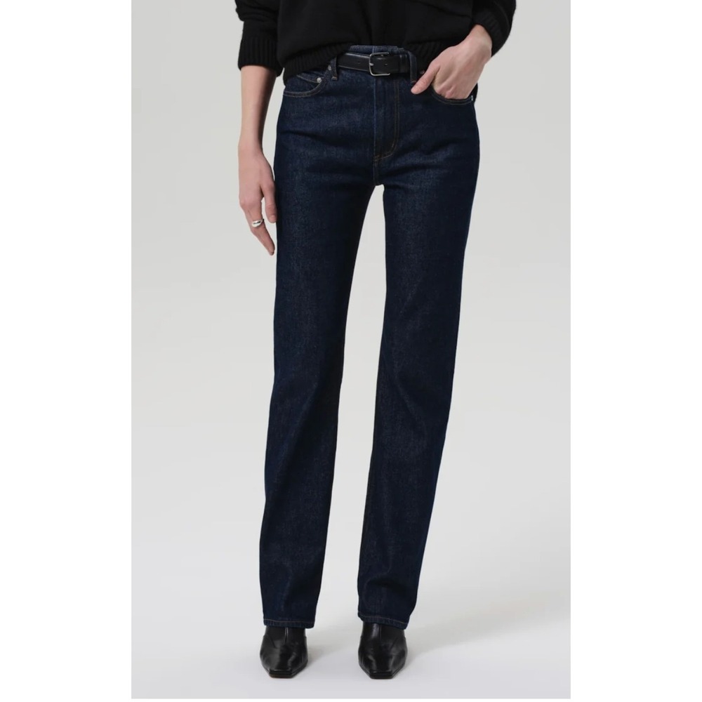 CITIZENS OF HUMANITY Zurie Straight Jeans Helia Dark Blue Women's Size 27